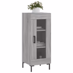Credenza Grigio Sonoma 34,5x34x90 cm in Legno Multistratocod mxl 80710 - Vista aggiuntiva 3