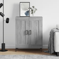 Credenza Grigio Sonoma 69,5x34x90 cm in Legno Multistratocod mxl 128839