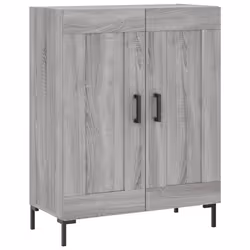 Credenza Grigio Sonoma 69,5x34x90 cm in Legno Multistratocod mxl 128839 - Vista aggiuntiva 2