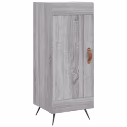 Credenza Grigio Sonoma 34,5x34x90 cm in Legno Multistratocod mxl 82217 - Vista aggiuntiva 2