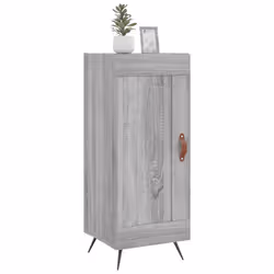 Credenza Grigio Sonoma 34,5x34x90 cm in Legno Multistratocod mxl 82217 - Vista aggiuntiva 3