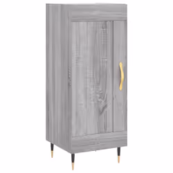 Credenza Grigio Sonoma 34,5x34x90 cm in Legno Multistratocod mxl 80714 - Vista aggiuntiva 2