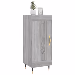 Credenza Grigio Sonoma 34,5x34x90 cm in Legno Multistratocod mxl 80714 - Vista aggiuntiva 3