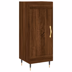 Credenza Rovere Marrone 34,5x34x90 cm in Legno Multistratocod mxl 104626 - Vista aggiuntiva 2
