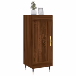 Credenza Rovere Marrone 34,5x34x90 cm in Legno Multistratocod mxl 104626 - Vista aggiuntiva 3