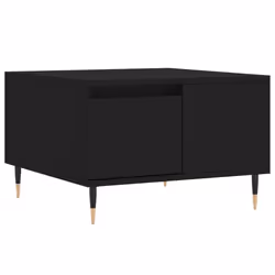 Tavolino da Salotto Nero 55x55x36,5 cm in Legno Multistratocod mxl 103090 - Vista aggiuntiva 2