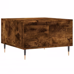 Tavolino da Salotto Rovere Fumo 55x55x36,5 cm Legno Multistratocod mxl 128856 - Vista aggiuntiva 2