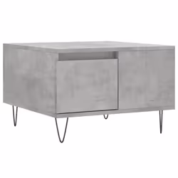 Tavolino Salotto Grigio Cemento 55x55x36,5 cm Legno Multistratocod mxl 80109 - Vista aggiuntiva 2