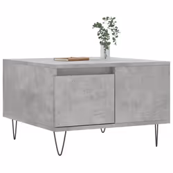 Tavolino Salotto Grigio Cemento 55x55x36,5 cm Legno Multistratocod mxl 80109 - Vista aggiuntiva 3