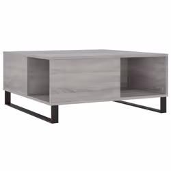 Tavolino Salotto Grigio Sonoma 80x80x36,5 cm Legno Multistratocod mxl 104884 - Vista aggiuntiva 2