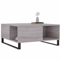 Tavolino Salotto Grigio Sonoma 80x80x36,5 cm Legno Multistratocod mxl 104884 - Vista aggiuntiva 3