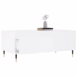 Tavolino da Salotto Bianco 90x50x36,5 cm in Legno Multistratocod mxl 103544 - Vista aggiuntiva 3