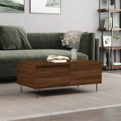 Vidaxl - Tavolino da Salotto Rovere Marrone 90x50x36,5 cm in Multistrato