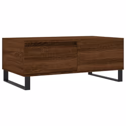 Tavolino da Salotto Rovere Marrone 90x50x36,5 cm in Multistratocod mxl 104886 - Vista aggiuntiva 2