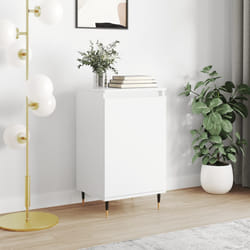 vidaXL Credenza Bianca 40x35x70 cm in Legno Multistrato