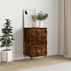 vidaXL Credenza Rovere Fumo 40x35x70 cm in Legno Multistrato