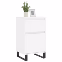 Credenze 2 pz Bianche 40x35x70 cm in Legno Multistratocod mxl 79495 - Vista aggiuntiva 3