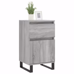Credenze 2 pz Grigio Sonoma 40x35x70 cm in Legno Multistratocod mxl 128572 - Vista aggiuntiva 3