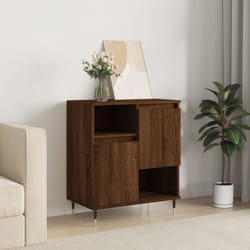 Vidaxl - Credenza Rovere Marrone 60x35x70 cm in Legno Multistrato
