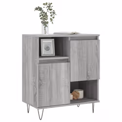 Credenza Grigio Sonoma 60x35x70 cm in Legno Multistratocod mxl 128871 - Vista aggiuntiva 3
