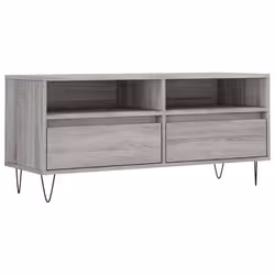 Mobile Porta TV Grigio Sonoma 100x34,5x44,5cm Legno Multistratocod mxl 80985 - Vista aggiuntiva 2
