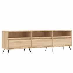 vidaXL Mobile Porta TV Rovere Sonoma 150x30x44,5 cm Legno Multistrato - Vista aggiuntiva 2