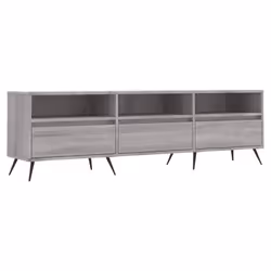 vidaXL Mobile Porta TV Grigio Sonoma 150x30x44,5 cm Legno Multistrato - Vista aggiuntiva 2