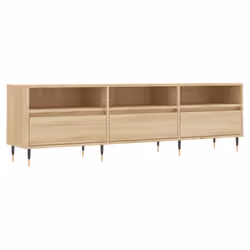 vidaXL Mobile Porta TV Rovere Sonoma 150x30x44,5 cm Legno Multistrato - Vista aggiuntiva 2