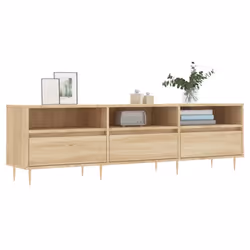 vidaXL Mobile Porta TV Rovere Sonoma 150x30x44,5 cm Legno Multistrato - Vista aggiuntiva 3