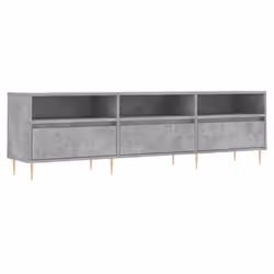 vidaXL Mobile TV Grigio Cemento 150x30x44,5 cm Legno Multistrato - Vista aggiuntiva 2