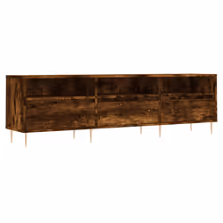 vidaXL Mobile Porta TV Rovere Fumo 150x30x44,5 cm in Legno Multistrato - Vista aggiuntiva 2