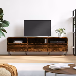Questo mobile porta TV, dotato di un ampio spazio portaoggetti, è un complemento pratico e accattivante al vostro salotto o a ...