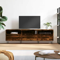 Vidaxl - Mobile Porta tv, Armadietti per tv Rovere Fumo 150x30x44,5 cm in Legno Multistrato