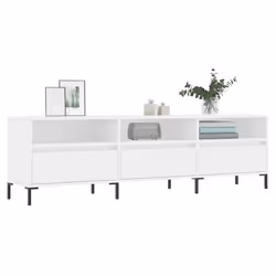 vidaXL Mobile Porta TV Bianco 150x30x44,5 cm in Legno Multistrato - Vista aggiuntiva 3