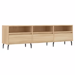 vidaXL Mobile Porta TV Rovere Sonoma 150x30x44,5 cm Legno Multistrato - Vista aggiuntiva 2
