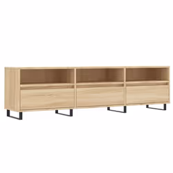 vidaXL Mobile Porta TV Rovere Sonoma 150x30x44,5 cm Legno Multistrato - Vista aggiuntiva 2