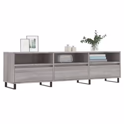 Mobile Porta TV Grigio Sonoma 150x30x44,5 cm Legno Multistratocod mxl 104899 - Vista aggiuntiva 3