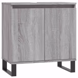 Mobile da Bagno Grigio Sonoma 58x33x60 cm in Legno Multistratocod mxl 129172 - Vista aggiuntiva 2