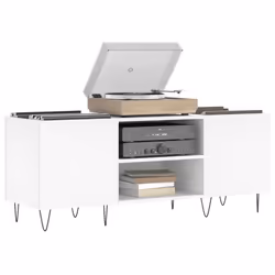 Mobile Porta Dischi Bianco 121x38x48 cm in Legno Multistratocod mxl 103482 - Vista aggiuntiva 3