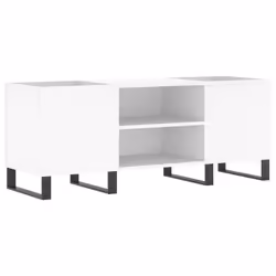Mobile Porta Dischi Bianco 121x38x48 cm in Legno Multistratocod mxl 127478 - Vista aggiuntiva 2