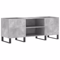 Mobile Porta Dischi Grigio Cemento 121x38x48 Legno Multistratocod mxl 104252 - Vista aggiuntiva 2