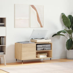 Vidaxl - Mobile Porta Dischi Rovere Sonoma 85x38x48 cm Legno Multistrato