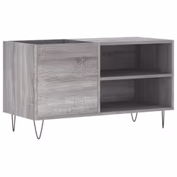 Mobile Porta Dischi Grigio Sonoma 85x38x48 cm Legno Multistratocod mxl 106007 - Vista aggiuntiva 2