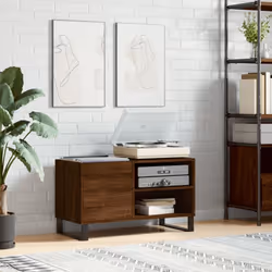 Riponete ed esponete i vostri dischi in vinile con questo mobile porta dischi pratico e classico. Materiale resistente: Il le ...