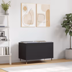 Riponete ed esponete i vostri dischi in vinile con questo mobile porta dischi pratico e classico. Materiale resistente: Il le ...