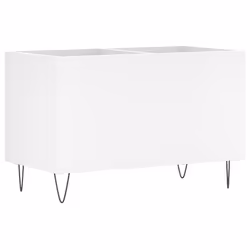 Mobile Porta Dischi Bianco 74,5x38x48 cm in Legno Multistratocod mxl 79578 - Vista aggiuntiva 2