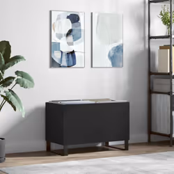 Riponete ed esponete i vostri dischi in vinile con questo mobile porta dischi pratico e classico. Materiale resistente: Il le ...