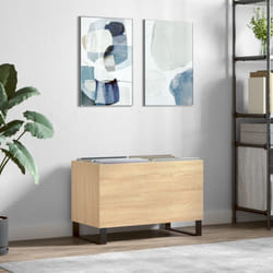 Mobile Porta Dischi, Mobile per Documenti Rovere Sonoma 74, 5x38x48 Legno Multistrato Vidaxl