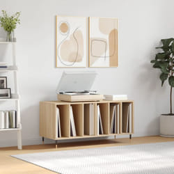 Mobile Porta Dischi, Mobile per Documenti Rovere Sonoma 100x38x48cm Legno Multistrato Vidaxl