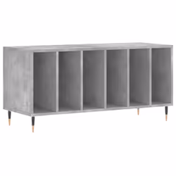 Mobile Porta Dischi Grigio Cemento 100x38x48 Legno Multistratocod mxl 104238 - Vista aggiuntiva 2